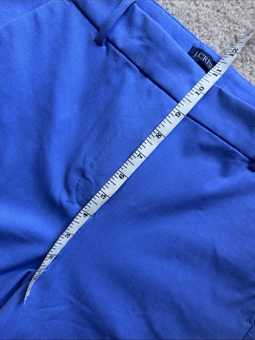J.Crew Kallie Straight Leg Pant Cool Lilac Blue Size 8 NWT - Picture 11 of 17
